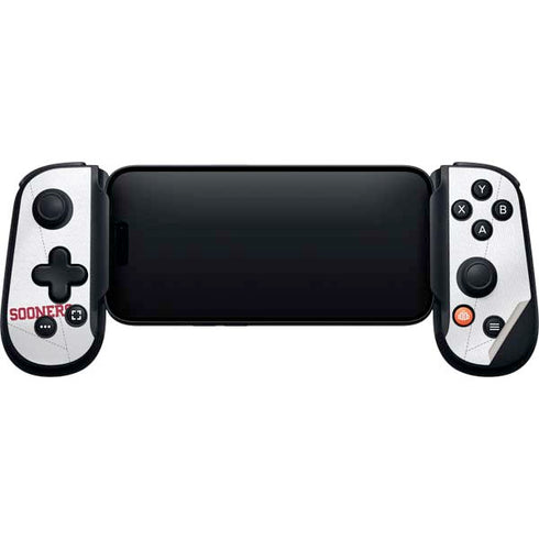 University of Oklahoma White Jersey Backbone One for iPhone Game Controller Skin